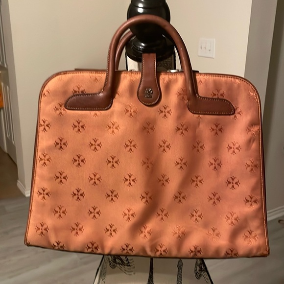 Moonsus Brown Messenger Laptop Bag-Magnetic Closure-Two Leather Carrying Straps - Picture 1 of 8